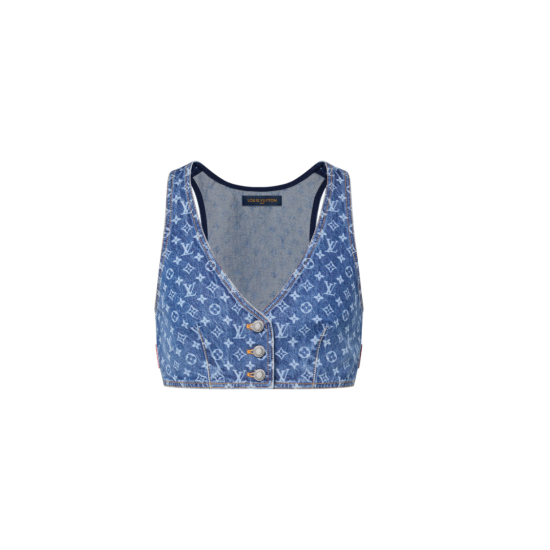 l0vis vvtt0n monogram De*1m crop top 1ahia5